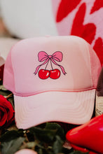 Load image into Gallery viewer, CHERRY BOW FOAM TRUCKER HAT