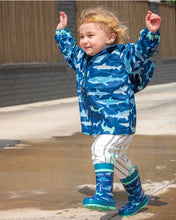 Load image into Gallery viewer, SHARK RAIN COAT - NAVY