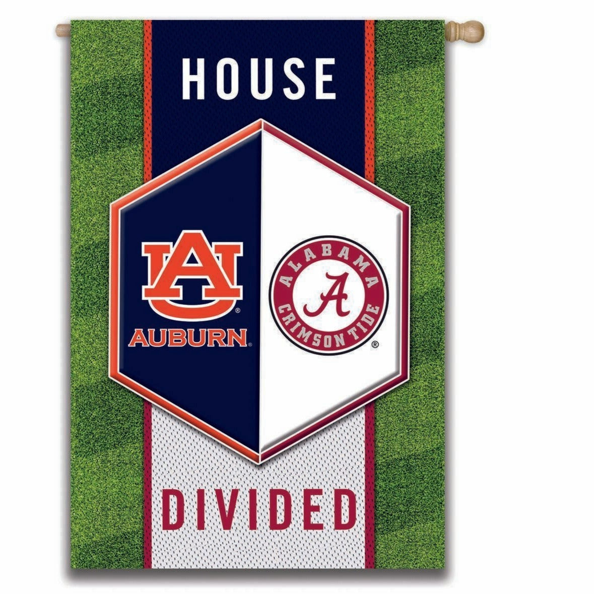 HOUSE DIVIDED HOUSE FLAG Deb & Co. Boutique
