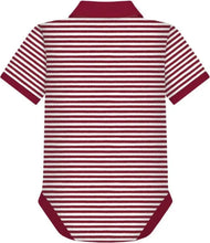 Load image into Gallery viewer, ALABAMA STRIPE POLO ONESIE