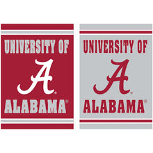 Load image into Gallery viewer, UNIVERSITY ALABAMA SUEDE GARDEN FLAG