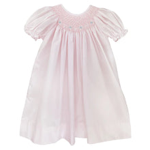 Load image into Gallery viewer, PINK ROSETTE DRESS/BONNET