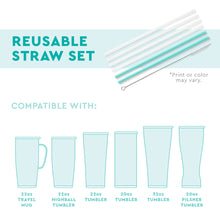 Load image into Gallery viewer, SWIG REUSABLE STRAW SET - ON THE PROWL