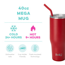 Load image into Gallery viewer, SWIG 40 OZ. MEGA MUG - CRIMSON