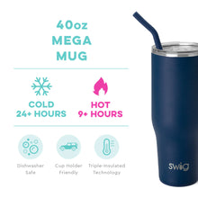 Load image into Gallery viewer, SWIG 40 OZ. MEGA MUG - NAVY