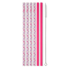 Load image into Gallery viewer, SWIG REUSABLE STRAW SET - FALLING IN LOVE