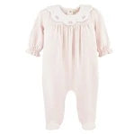 Load image into Gallery viewer, SWEET ROSE FOOTIE W/ROUND COLLAR