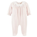 Load image into Gallery viewer, SWEET ROSE FOOTIE W/ROUND COLLAR