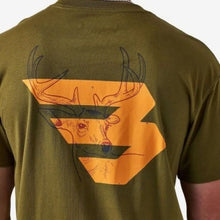 Load image into Gallery viewer, BURLEBO DUCK FLYING B ORANGE LOGO - HUNTER GREEN