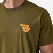 Load image into Gallery viewer, BURLEBO DUCK FLYING B ORANGE LOGO - HUNTER GREEN