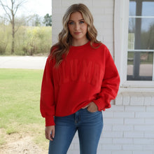 Load image into Gallery viewer, LULU MAC SWEATSHIRT - RED