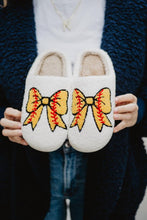 Load image into Gallery viewer, SOFTBALL BOW SLIPPERS