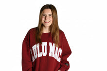 Load image into Gallery viewer, LULU MAC SWEATSHIRT - CARDINAL/WHITE