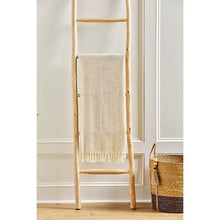 Load image into Gallery viewer, CREAM KNIT THROW