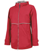 Load image into Gallery viewer, CHARLES RIVER NEW ENGLANDER RAIN JACKET - RED