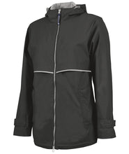 Load image into Gallery viewer, CHARLES RIVER NEW ENGLANDER RAIN JACKET - BLACK