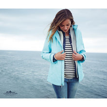 Load image into Gallery viewer, CHARLES RIVER NEW ENGLANDER RAIN JACKET - AQUA