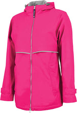 Load image into Gallery viewer, CHARLES RIVER NEW ENGLANDER® RAIN JACKET - HOT PINK