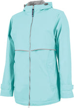Load image into Gallery viewer, CHARLES RIVER NEW ENGLANDER RAIN JACKET - AQUA