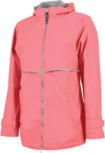 Load image into Gallery viewer, CHARLES RIVER NEW ENGLANDER® RAIN JACKET - CORAL