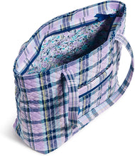 Load image into Gallery viewer, VERA BRADLEY TOTE AMETHYST PLAID