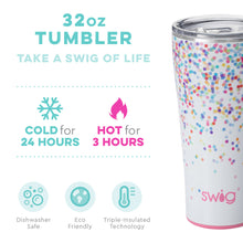 Load image into Gallery viewer, SWIG 32 OZ TUMBLER STAINLESS STEEL INSULATED TUMBLER - CONFETTI