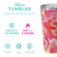Load image into Gallery viewer, 32 oz SWIG STAINLESS STEEL INSULATED TUMBLER - PINK LEMONADE