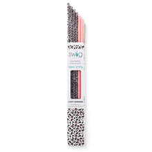 Load image into Gallery viewer, SWIG REUSABLE STRAW SET - LUXY LEOPARD