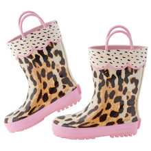 Load image into Gallery viewer, LEOPARD RAIN BOOTS