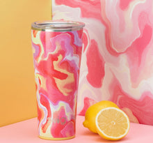 Load image into Gallery viewer, 32 oz SWIG STAINLESS STEEL INSULATED TUMBLER - PINK LEMONADE