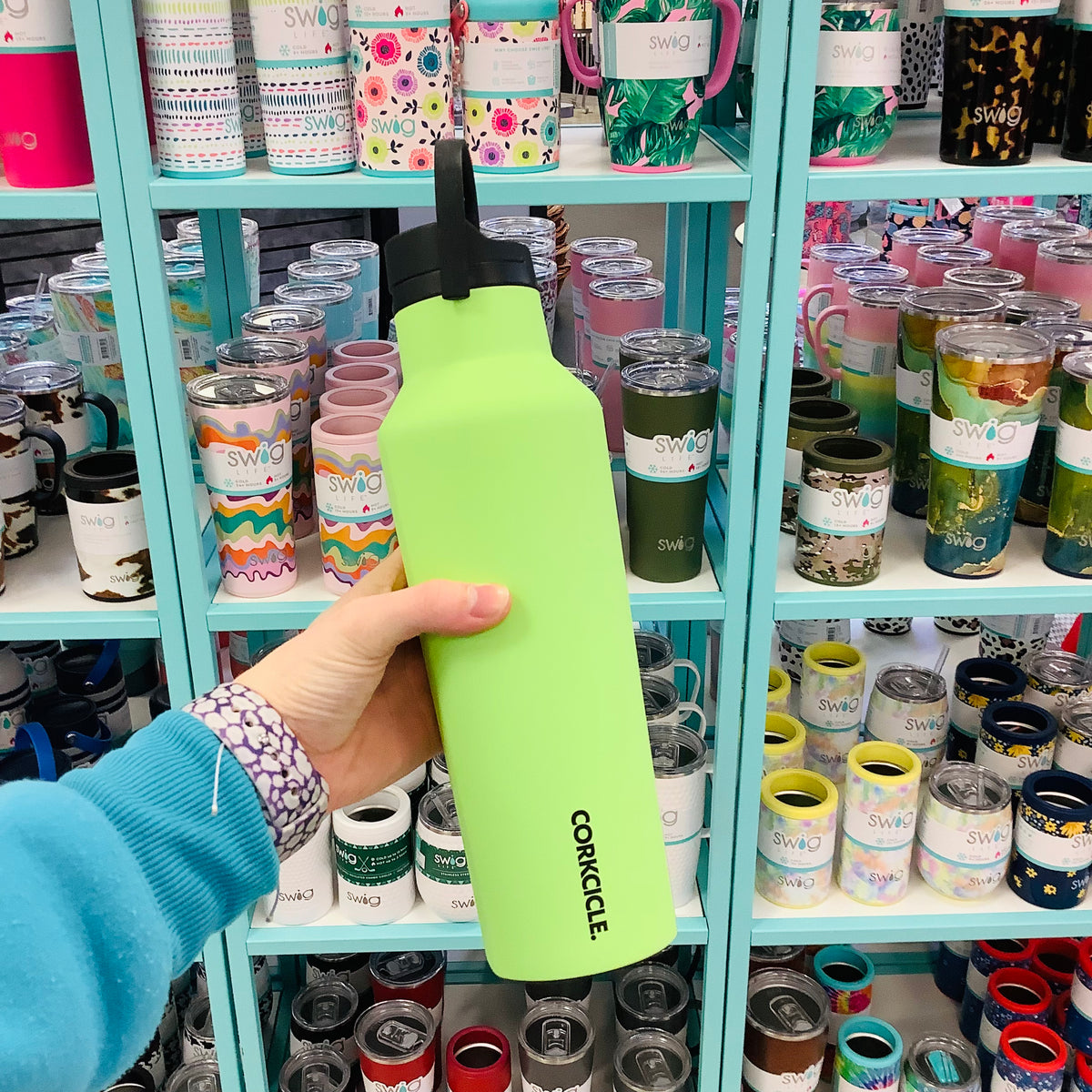 CORKCICLE NEON LIGHTS CITRON SPORT CANTEEN Deb & Co. Boutique