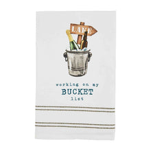 Load image into Gallery viewer, LAKE WATERCOLOR FLOUR SACK HAND TOWEL