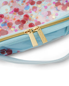 CONFETTI SKY BLUE CLEAR LUNCHBOX