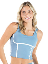 Load image into Gallery viewer, SPORT BRA TOP - DUSTY BLUE
