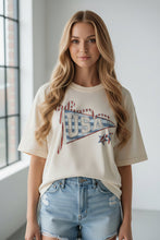 Load image into Gallery viewer, SIMPLY SOUTHERN USA APPLIQUE TEE
