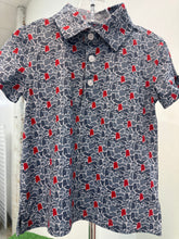 Load image into Gallery viewer, CAMO STATE GREY/CRIMSON PERFORMANCE POLO - YOUTH
