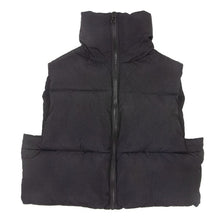 Load image into Gallery viewer, BLACK PUFFER VEST
