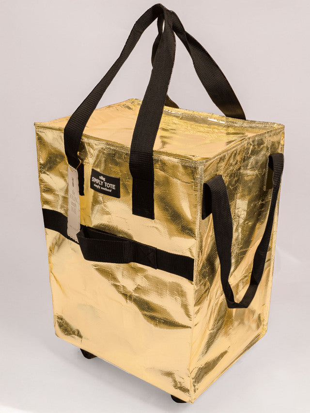 ROLLING TOTE - GOLD