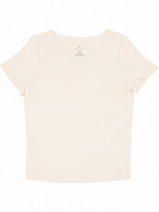 DOUBLE LAYER TEE - PEARL