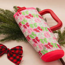 Load image into Gallery viewer, CHRISTMAS DOT BOW TUMBLER 40oz.
