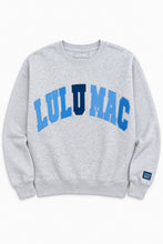 Load image into Gallery viewer, LULU MAC SWEATSHIRT HEATHER GREY MULTI STITCH

