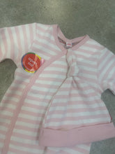 Load image into Gallery viewer, MAGNETIC ME - GOWN &amp; HAT SET PINK STRIPE
