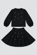 Load image into Gallery viewer, APRIL BLACK PEARL SKIRT SET
