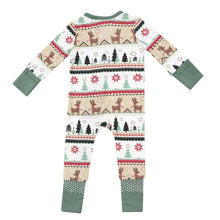 Load image into Gallery viewer, REINDEER 2 WAY ZIPPER ROMPER
