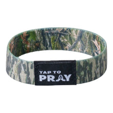 Load image into Gallery viewer, TAP TO PRAY™ WRISTBANDS - FOREST &amp; TREE BARK CAMO
