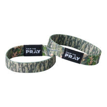 Load image into Gallery viewer, TAP TO PRAY™ WRISTBANDS - FOREST &amp; TREE BARK CAMO
