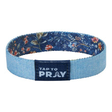 Load image into Gallery viewer, TAP TO PRAY™ WRISTBANDS - WILDFLOWER - BE STILL
