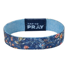 Load image into Gallery viewer, TAP TO PRAY™ WRISTBANDS - WILDFLOWER - BE STILL
