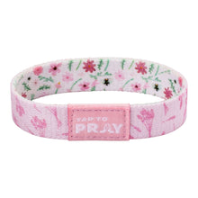 Load image into Gallery viewer, TAP TO PRAY™ WRISTBANDS -  MEADOWS - WHITE
