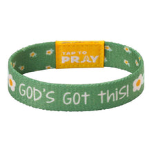 Load image into Gallery viewer, TAP TO PRAY™ WRISTBANDS - KFS - GOD'S GOT THIS
